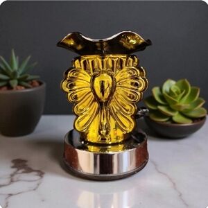 Metallic Green Gold Aroma Lamp